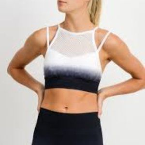COPY - Mono B Ombre Sports Bra with subtle leopard